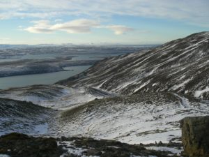 view from mount esja reykavich