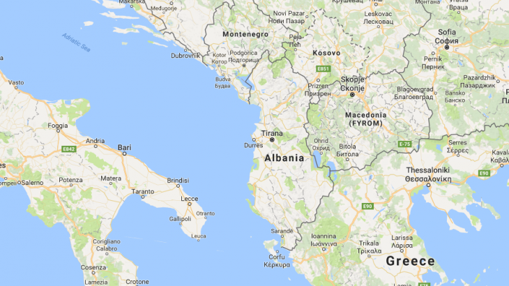 Albania map