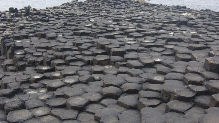 Giants Causeway view of stones