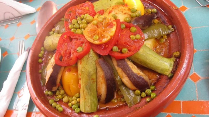 moroccan chicken tagine at amal cooking school marrakech